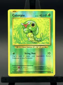 Pokemon TCG Caterpie Evolutions 3/108 Reverse Holo Common - Image 1