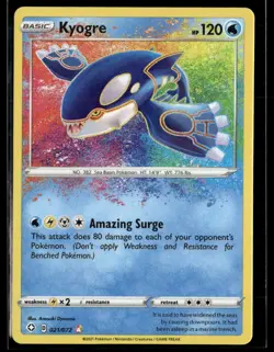 Pokemon Shining Fates Kyogre Holofoil 021/072 - Image 1