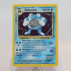 Pokemon TCG - Poliwrath 13/102 Base Set Holo Rare WOTC - EXC - Image 2