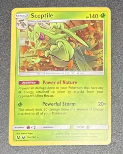 Pokemon Sceptile 10a/168 SM Promo Cosmos Holo HD Galaxy TCG NM - Image 1