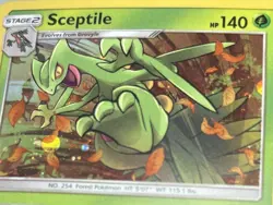 Pokemon Sceptile 10a/168 SM Promo Cosmos Holo HD Galaxy TCG NM - Image 4