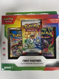 Pokemon TCG First Partner Illustration Collection Series 1 Box SEALED. - Image 1