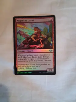 1x Magebane Lizard, Outlaws of Thunder Junction, Foil, Magic MTG NM - Image 1