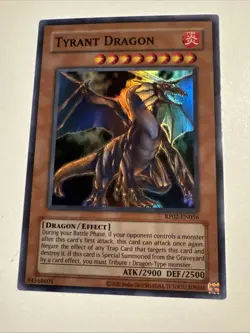 Yugioh! Tyrant Dragon RP02-EN056 Super Rare 2025 Reprint Unlimited NM - Image 2