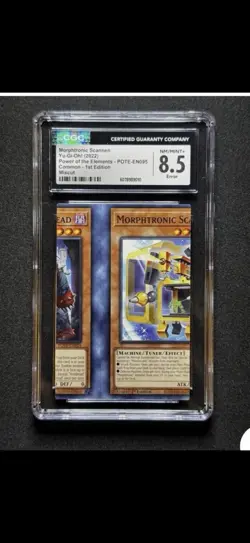 CUSTOM LISTING FOR BUYER. 3 Yugioh Miscut Cgc - Image 1