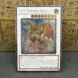 Yugioh Life Stream Dragon EXVC-EN038 1st Edition Ultimate Rare NM - Image 1