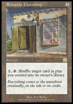 Rishadan Pawnshop - Medium Play MTG Mercadian Masques - Image 1