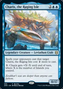 MTG NM English Promos - Charix, the Raging Isle - Foil - Image 1