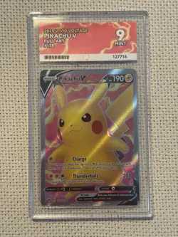 Pokemon TCG Pikachu v Vivid Voltage 170/185 Holo Full Art Ultra Rare - Image 1