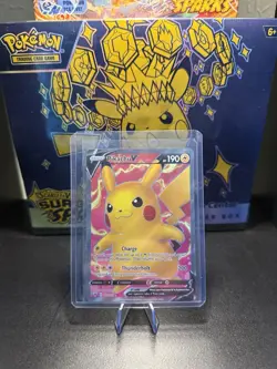 Pokemon TCG Pikachu v Vivid Voltage 170/185 Holo Full Art Ultra Rare - Image 1
