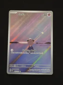 Pokemon TCG Cleffa Sv03: Obsidian Flames 202/197 Holo Illustration Rare - Image 2
