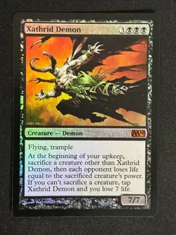 1x MTG Xathrid Demon (Foil) - Magic 2010 (M10) #122 - Magic the Gathering - Image 1