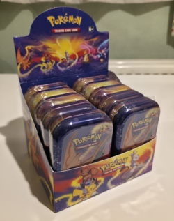 Pokemon TCG Scarlet & Violet KANTO POWER MINI TINS ART SET X10 PLUS CDU *NEW* - Image 1