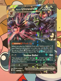 Marnie's Grimmsnarl Ex 136/182 Double Rare Holo Destined Rivals Pokemon TCG - Image 1