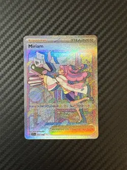 Pokemon TCG Miriam Trainer Full Art Holo Scarlet & Violet Base Set - Image 1