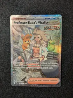 Professor Sada's Vitality - 256/182 - SIR Holo Near Mint Paradox Rift Pokemon - Image 1