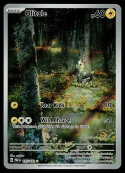 Pokemon Card - Blitzle Paradox Rift 195/182 Illustration Rare 2023 - Image 1