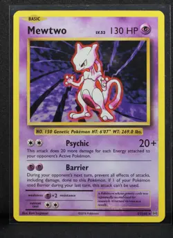 Mewtwo 51/108 Evolutions Pokemon Regular LP - Image 1