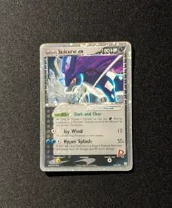 Pokemon EX TEAM ROCKET RETURNS - #105/109 Rocket's Suicune ex - ENG - HP - Image 3