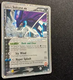 Pokemon EX TEAM ROCKET RETURNS - #105/109 Rocket's Suicune ex - ENG - HP - Image 5