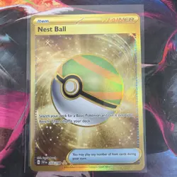 Pokemon TCG Nest Ball 255/198 SV01: Scarlet & Violet Base Set Holo NM Ungraded - Image 1