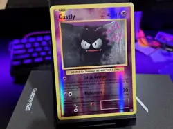 GASTLY COMMON REVERSE HOLO 47/108 EVOLUTIONS POKEMON NM - Image 1