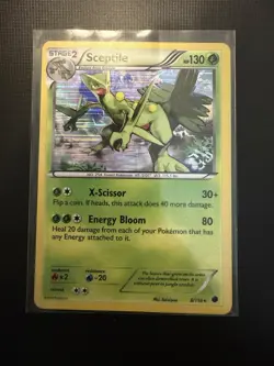Pokemon TCG Sceptile Holo Ultra Rare Card 8/116 Plasma Freeze NM Condition - Image 1