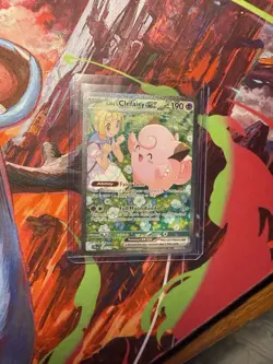 Pokemon TCG Journey Together Lillie's Clefairy EX Card 184/159 SIR - Image 1