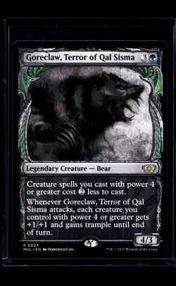 MTG Magic The Gathering MUL Multiverse Legends #27 Goreclaw Terror of Qal Sisma - Image 1