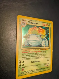 Vensaur Base Set Holo 15/102 Pokemon Card - Image 3