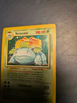 Vensaur Base Set Holo 15/102 Pokemon Card - Image 4