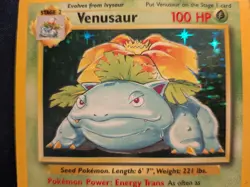 Vensaur Base Set Holo 15/102 Pokemon Card - Image 5