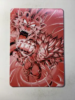 Super Saiyan 3 Goku Fist Dragon Ball Z ACG DBZ Goddess Anime Card Holo Foil Art - Image 2