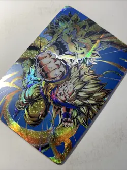 Super Saiyan 3 Goku Fist Dragon Ball Z ACG DBZ Goddess Anime Card Holo Foil Art - Image 3