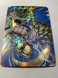Super Saiyan 3 Goku Fist Dragon Ball Z ACG DBZ Goddess Anime Card Holo Foil Art - Image 5