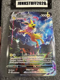 Jolteon VMAX SWSH184 Jumbo Card Oversized​ Pokemon​​ Black Star Promo - Image 1