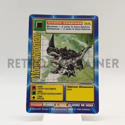 DIGIMON Digi-Battle Game TCG 1999 - Card ITA CE-12 Monochromon - Image 1