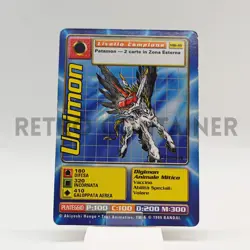 DIGIMON Digi-Battle Game TCG 1999 - Card ITA MB-16 1ED Unimon - Image 1