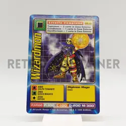 DIGIMON Digi-Battle Game TCG 1999 - Card ITA MB-44 1ED Wizardmon - Image 1