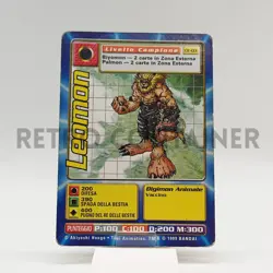 DIGIMON Digi-Battle Game TCG 1999 - Card ITA CE-03 Leomon - Image 1
