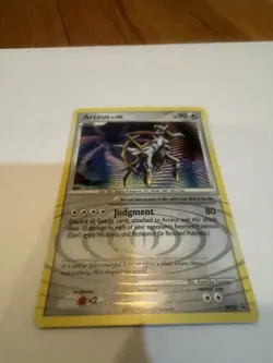 Pokemon TCG Arceus Lv100 DP50 Diamond and Pearl Promo Holo Card NM Condition - Image 1
