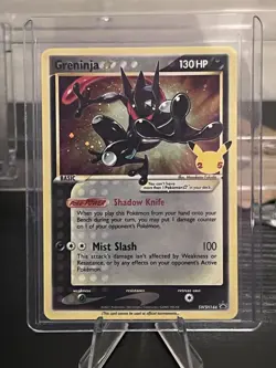 Greninja Gold Star Promo #SWSH144 - NM/Mint 2021 Pokemon Celebrations - Image 1