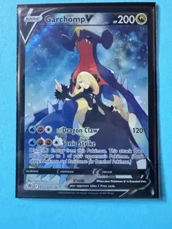 Pokemon TCG Garchomp V TG23/TG30 Swsh10: Astral Radiance Trainer Gallery Holo - Image 1