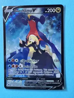 Pokemon TCG Garchomp V TG23/TG30 Swsh10: Astral Radiance Trainer Gallery Holo - Image 2