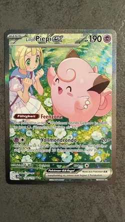 Pokemon Lillys Piepi Ex 184/159 JTG Reisegefahrten Deutsch SIR Near Mint - Image 2