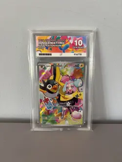 Pokemon TCG Graded ACE 10 Gem Mint Iono’s Wattrel 231/217 Ascended Heroes - Image 1
