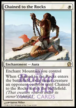 Chained to the Rocks 1x FOIL THS MTG Theros Rare MINT white - Image 1