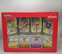 Pokemon TCG: Scarlet & Violet 151 Mini Tins 4 Pack Sams Club Exclusive Sealed - Image 1