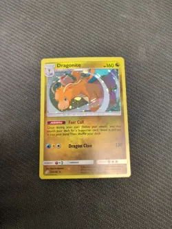 Dragonite 119/181 Holo Rare Cosmos Team Up Pokemon TCG - Image 1