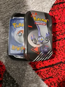 Pokemon Mini Tin Bundle 60x Cards Including 5 Holo's 5 Reverse, - Image 1